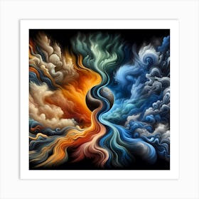 Abstract Painting 103 Art Print