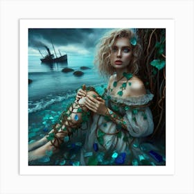 Lost Sea Beauty  Art Print