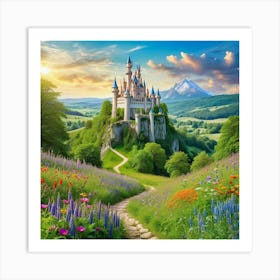 Cinderella Castle 11 Art Print