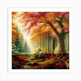 Russian Landscape Painting Art Print