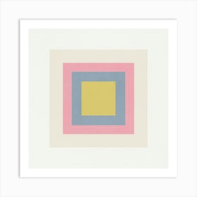 Minimalist Abstract Geometries - Candy 04 Art Print