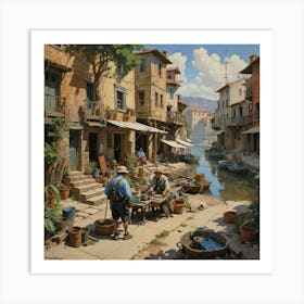 Old Town Art Print