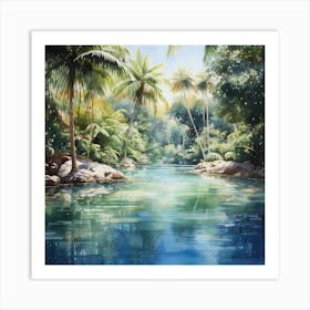 Soothing Dreamscape Symphony Art Print