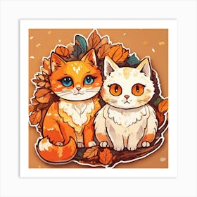 Cats Art Art Print