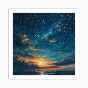 Starry Night Art Print