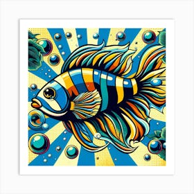 Betta Fish Art Print