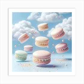 Macarons In The Sky Art Print