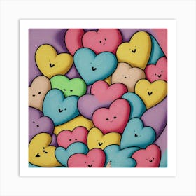 I Love You 2 Art Print