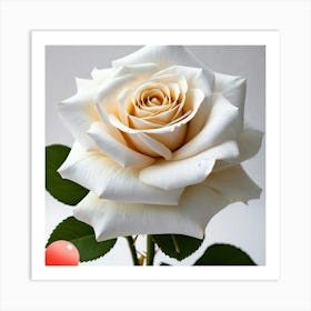 White Rose Art Print