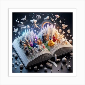 many stories in book Art Print