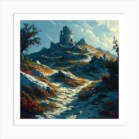 Castle On The Hill Art Print