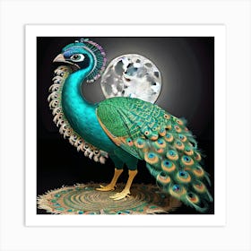 Peacock 5 Art Print