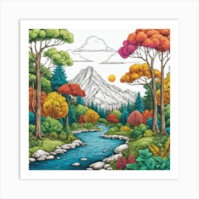 Autumn Forest Art Print