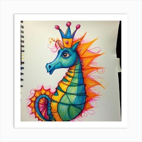 Seahorse 8 Art Print