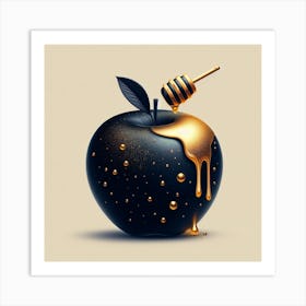 Apple with honey 3 Art Print