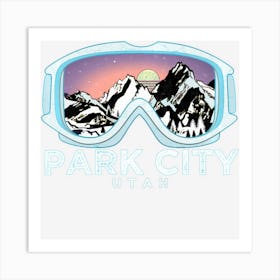 Park City Ski Park City, Ut Skiing Snow Gift Art Print