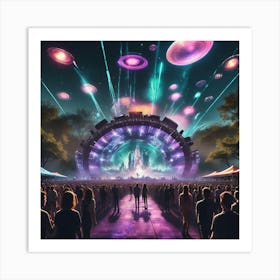 Sonic Festival Art Print