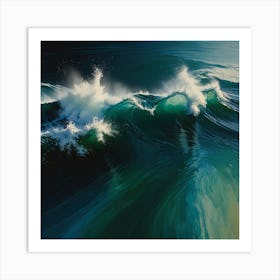 Ocean Waves 13 Art Print