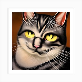 Cute Cat 2 Art Print