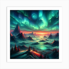 Aurora S Symphony 17 Art Print