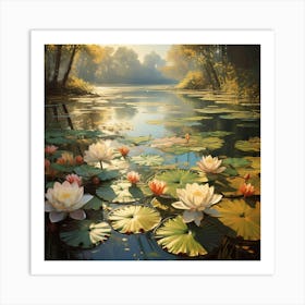 Water Lilies 10 Art Print