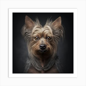 Yorkshire Terrier Portrait 1 Art Print