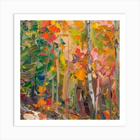 Autumn In The Woods 9 Art Print