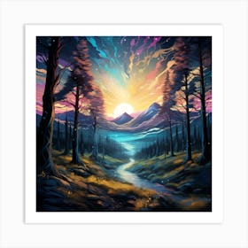 Magical Forest Art Print