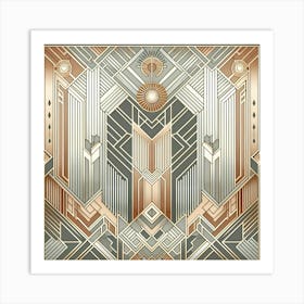 Abstract Deco 1 Art Print