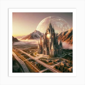 Castle In The Sky Art Print