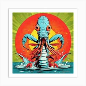 Squid 3 Art Print