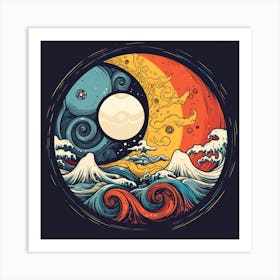 Yin Yang 24 Art Print