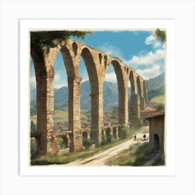 Aqueduct 1 Art Print