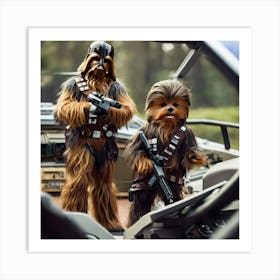 Star Wars Chewbacca 3 Art Print