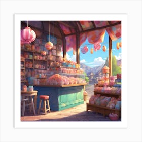 Candy Shop Art Print