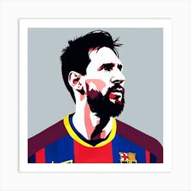 Lionel Messi 1 Art Print