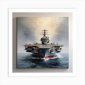 Aircraft carrier 1 Art Print