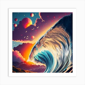 Ocean Wave Art Print