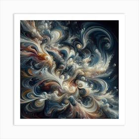 Abstract Painting 1 Art Print