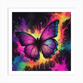 Butterfly Painting 282 Art Print