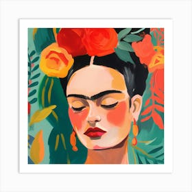 Fridas bunter Traum Art Print