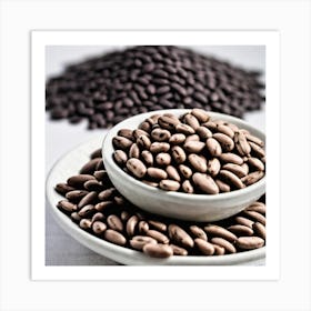 Roasted Coffee Beans Art Print