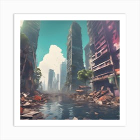 Cityscape 3 Art Print