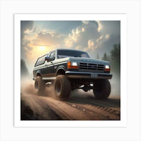Ford Bronco 4x4 Art Print