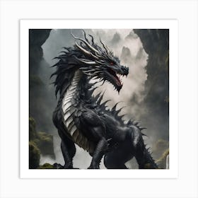 Black Dragon 1 Art Print