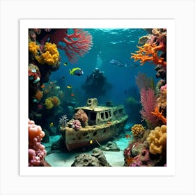 Coral Reef Art Print