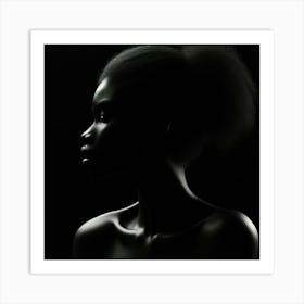 Portrait Of African Woman 1 Art Print