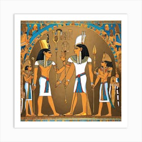 Egyptian Gods Art Print