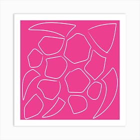 Pink Turtle Art Print