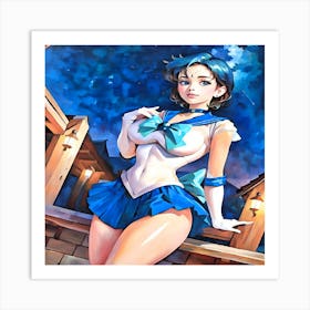 Sailor Girl-Drucke 11.12.2024--3f9a3c5e Art Print